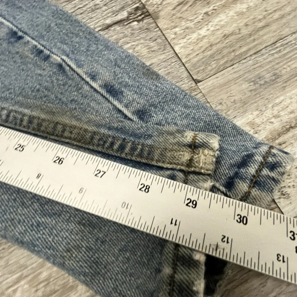 Vintage‎ Levis 550 Grunge Straight Leg Jeans 36 x 30 ( 35x29) Red Tab Paper Tag